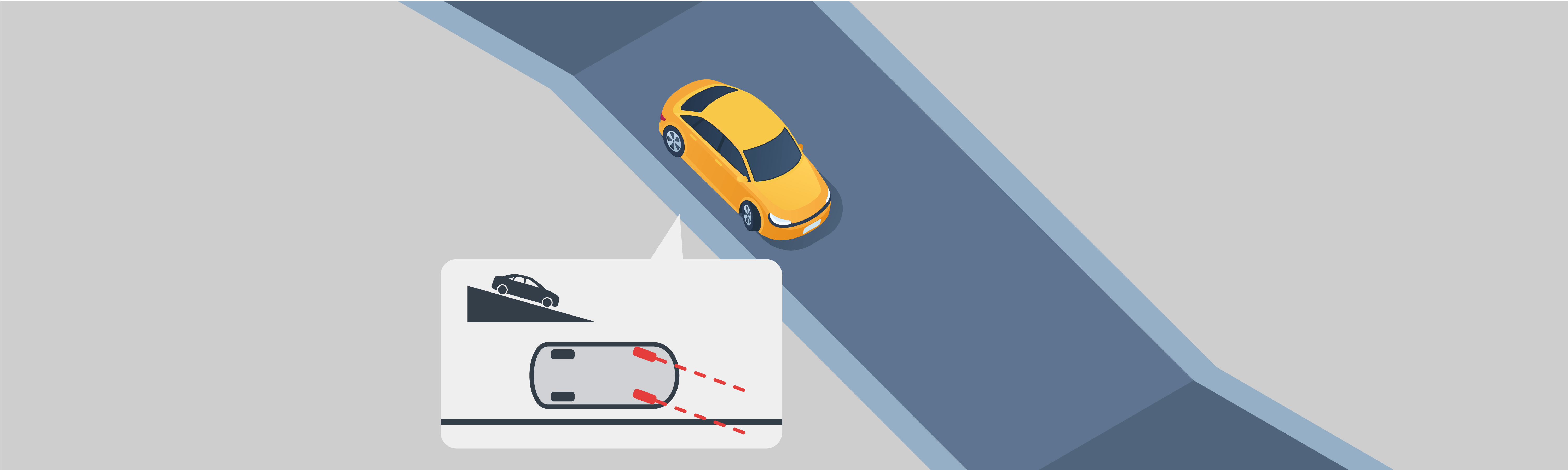 Parking - Why should you always turn your vehicle’s front wheels to the right when parking facing downhill on the right side of a street?