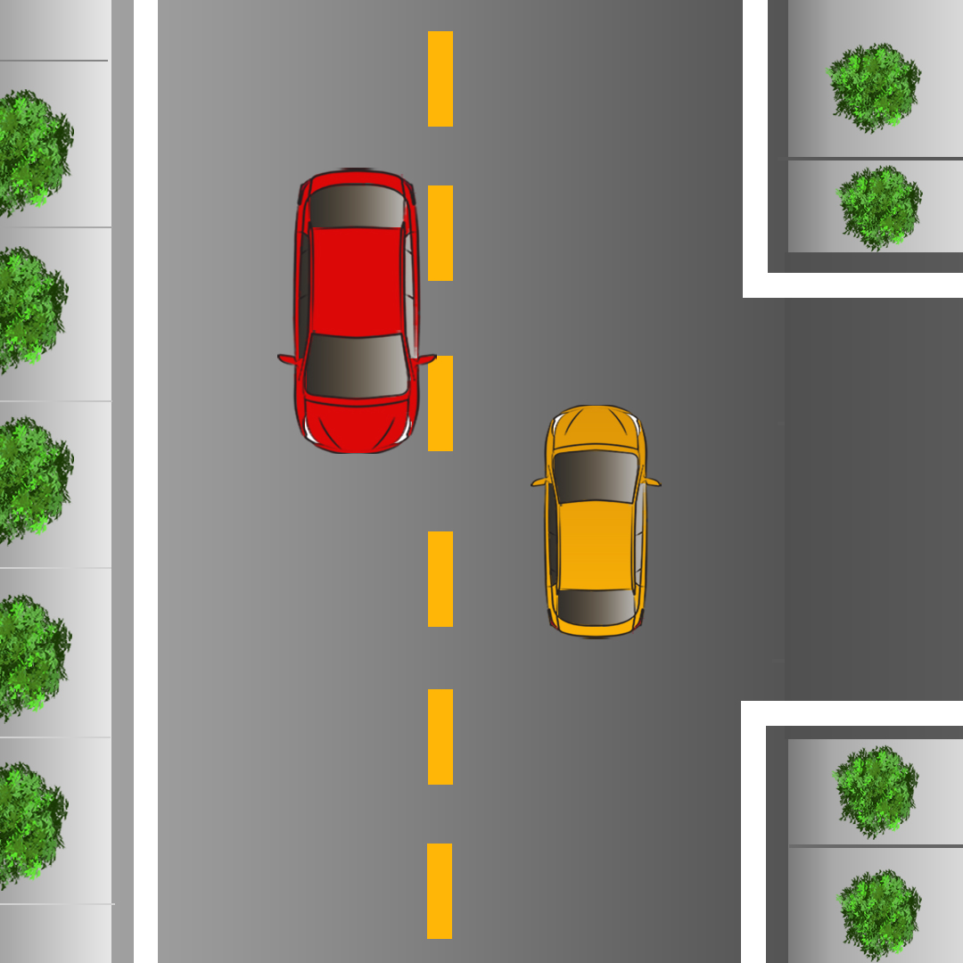 Driving Test Canada Test 5 - If you are on a road with two-way traffic, where do you have to be in order to make a left turn?