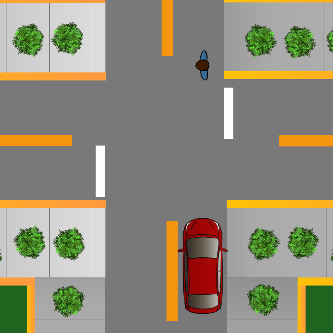 Test 2 - What should you do if you are driving toward an intersection and see a pedestrian waiting to cross?