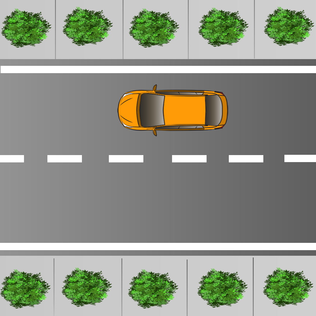 Test 7 - Where should you normally drive on a roadway except in cases where you're planning to turn left or pass other vehicles?