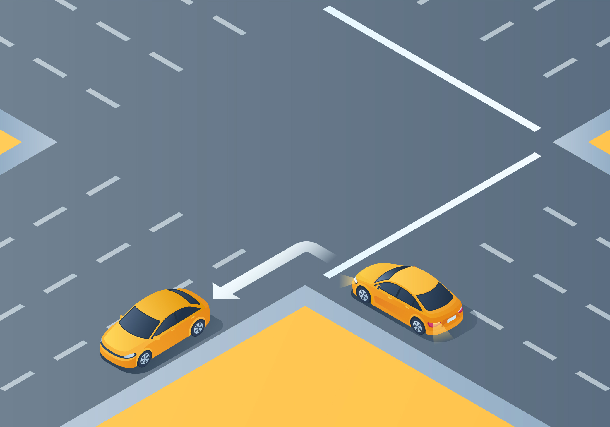 Changing directions - How should you make a left turn from a one-way road onto another one-way road?