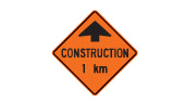 Driving Test Canada Temporary condition signs - What does this sign mean?