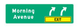 Driving Test Canada - Car Information and direction signs - What does this sign mean?