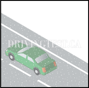 Driving Test Canada Test 2 - How should drivers drive in the winter?