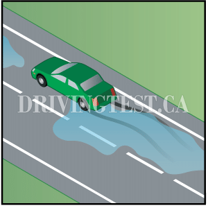 Driving Test Canada Test 2 - If you are hydroplaning, what should you do?