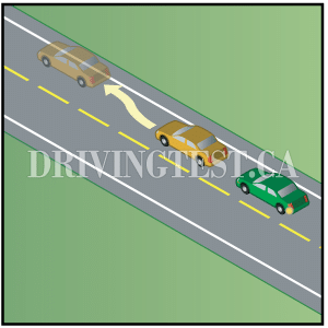 Driving Test Canada Test 2 - What should you do if another vehicle wants to pass you?