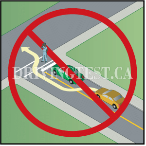 Test 3 - If you see a car stopped at a crosswalk letting a pedestrian cross, what should you do?