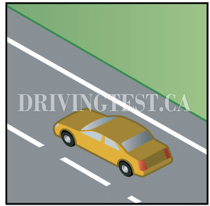 Test 3 - What should you do unless you're planning on turning left or passing another vehicle?