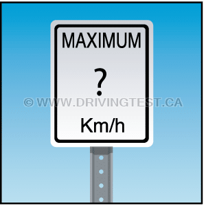 Test 2 - Unless a speed limit sign indicates otherwise, what is the maximum speed you can drive in an urban area?