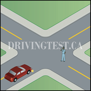 Test 6 - Whether or not a crosswalk is marked, pedestrians always have the right-of-way.