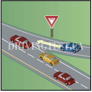 Test 3 - What are you legally obligated to do if you're driving up to a Yield sign?