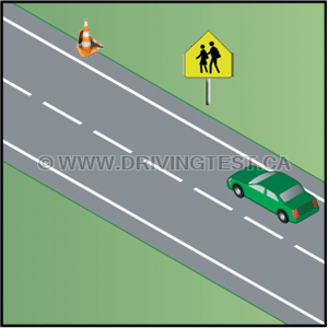 Test 2 - How much will your fine be if you are convicted of speeding in a school zone?