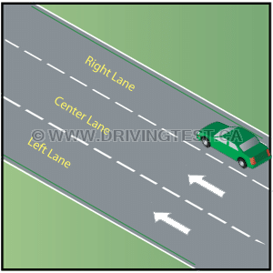 Test 4 - What should you do if you need to drive slower than usual?