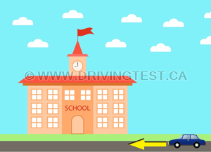 Test 3 - What is the minimum distance away from a public building that you must park?