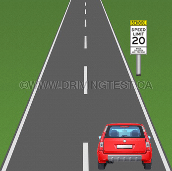 Test 1 - If you are caught speeding in a school area, you could accrue _____.