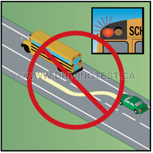 Test 1 - If you are passing a school bus while it's loading or unloading, how many demerit points could you receive?