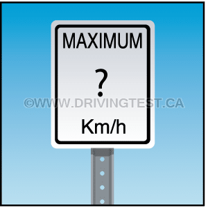 Test 2 - In Nova Scotia, what is the speed limit in business and residential areas?