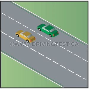 Test 2 - When are you allowed to go above the speed limit to pass another vehicle?