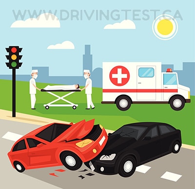 Test 1 - If a collision involves personal injury, fatality, or property damage ______, you are obligated to report it to police, RCMP, or Motor Vehicles.