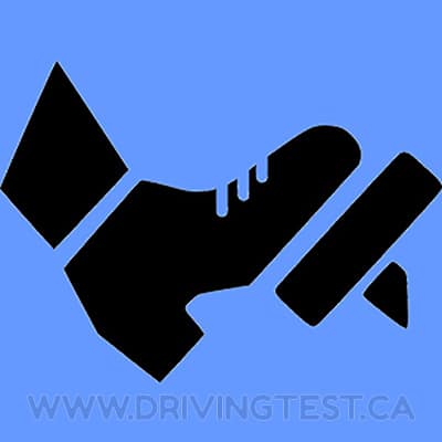 Driving Test Canada Test 2 - What is the best way to come to a quick stop on a wet or icy road?