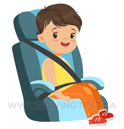 Driving Test Canada Test 3 - At what height is a child allowed to not ride in a booster seat anymore?