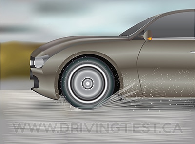 Test 3 - In severe rain, a car traveling at _________ can result in hydroplaning?