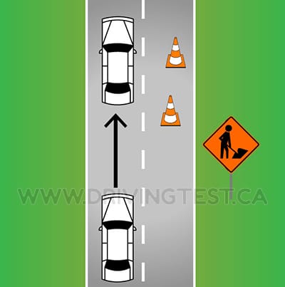 Test 1 - What happens to the fine you receive if you are caught speeding in a construction zone?