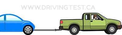 Test 1 - What is the maximum length of a tow allowed unless you're towing poles?