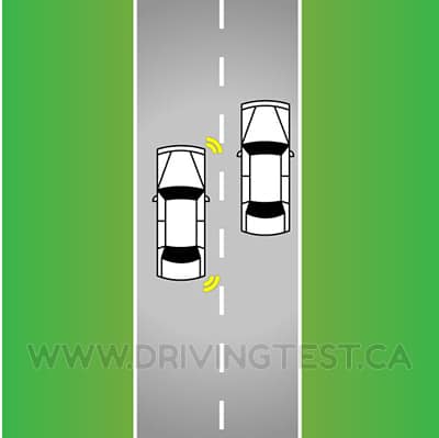 Driving Test Canada - Car Test 4 - How far ahead should you be able to see when passing another vehicle?